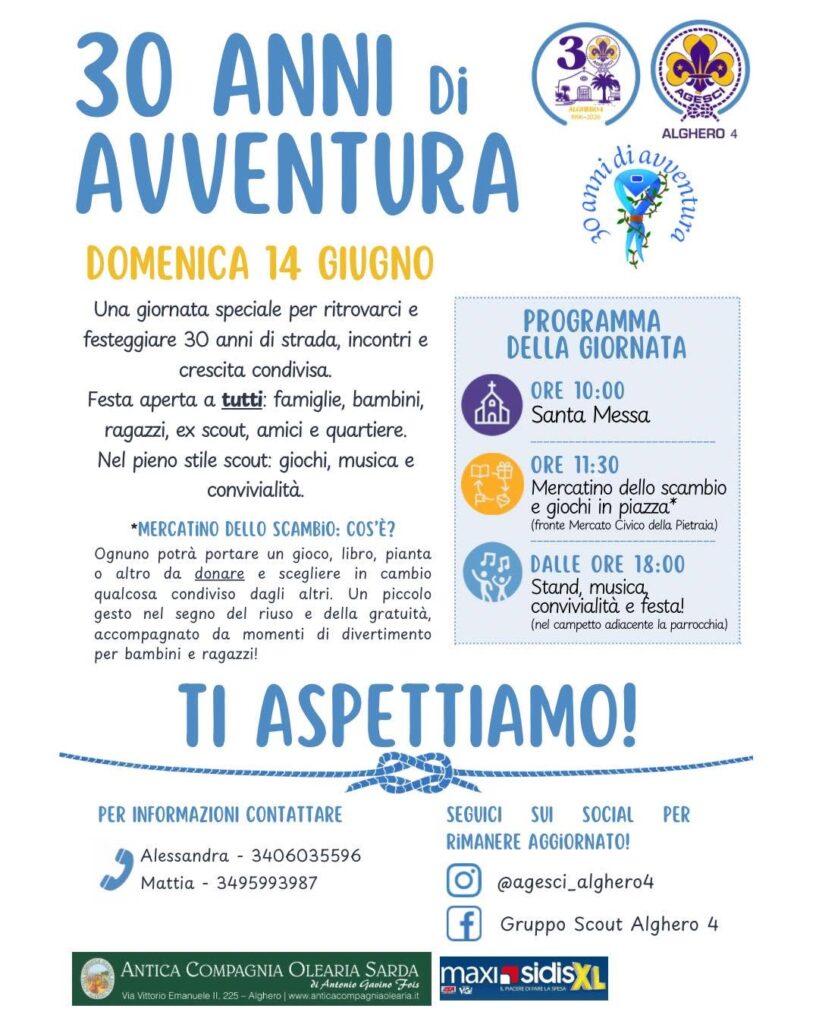 Locandina gruppo scout 4 Alghero